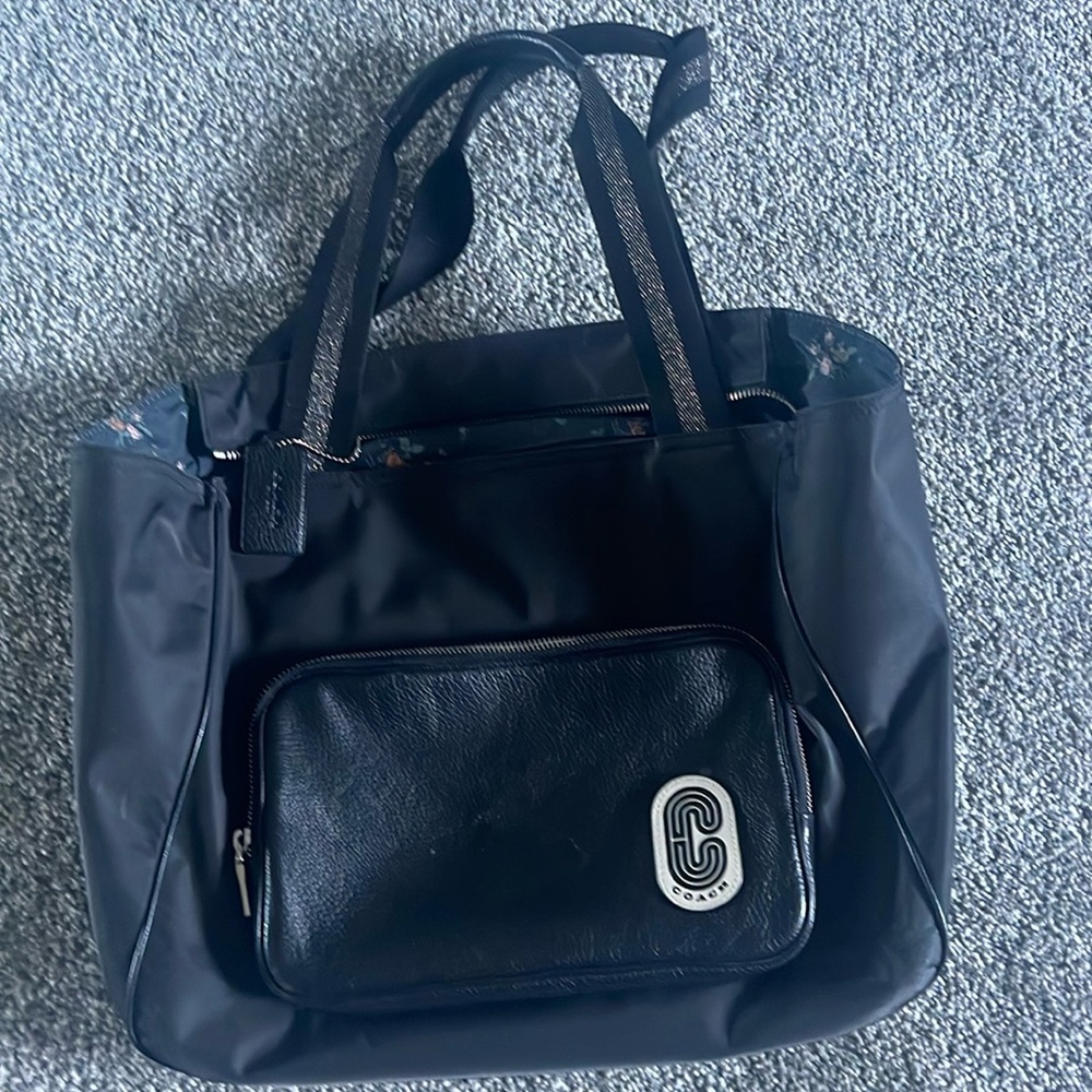 Coach Black Laptop Bag